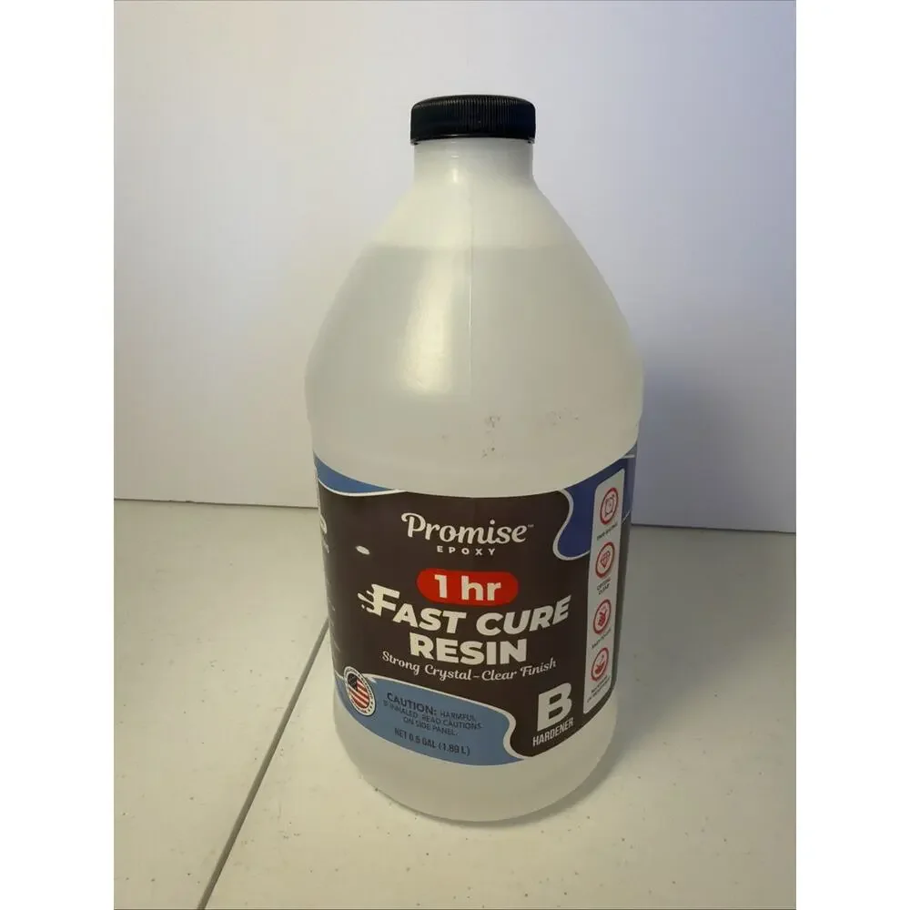 Promise Epoxy 1Hr Fast Cure Resin B Hardener 0.5 Gallon NEW